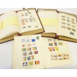TWO LOOSE LEAF FOLDERS OF WORLD MAINLY USED DEFINITIVE STAMPS to include CYPRUS 1912-1955, including