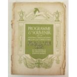 1923/24 FA CUP FINAL NEWCASTLE V ASTON VILLA, small tears to edges