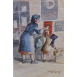 MARGARET CLARKSON AN ARTIST SIGNED COLOUR PRINT 'The Post Box' numbered and signed in pencil, 78/500