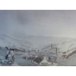 GEOFFREY WOLSEY BIRKS (1929-1993) LIMITED EDITION COLOUR PRINT  'Snow Time',  No. 174/375 9" x 12