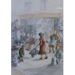 MARGARET CLARKSON TWO ARTIST SIGNED COLOUR PRINTS 'Men and Work' and 'Aladdin's Cave'  numbered