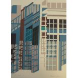 NORMAN C. JAQUES  ARTIST SIGNED ORIGINAL COLOURED LITHOGRAPH 'The Lattice Porch'  signed, titled and