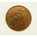 EDWARD VII (1908) GOLD HALF SOVEREIGN