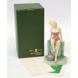 KEVIN FRANCIS, LIMITED EDITION POTTERY FIGURE OF MARILYN MUNRO, Colour way No. 2 (523/2000), 10" (