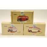 THREE MINT AND BOXED CORGI COMMERCIALS LIMITED EDITION SINGLE DECK BUSSES viz AEC Regal - Roslyn