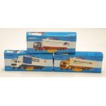 THREE CORGI MINT AND BOXED LIMITED EDITION VOLVO ARTICULATED CONTAINER LORRIES  for P&O Ferrymasters