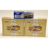 TWO MINT AND BOXED CORGI LIMITED EDITION SINGLE DECKER BUSES OR COACHES viz AEC Regal - Ledgard
