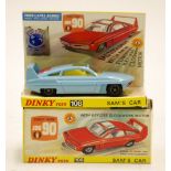 DINKY TOYS MINT AND BOXED SAM'S CAR FROM JOE 90 TV SERIES model No. 108, pale blue with lemon