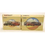 TWO MINT AND BOXED CORGI COMMERCIALS LIMITED EDITION TWO COACH SETS viz Bedford OBs from Corkills to