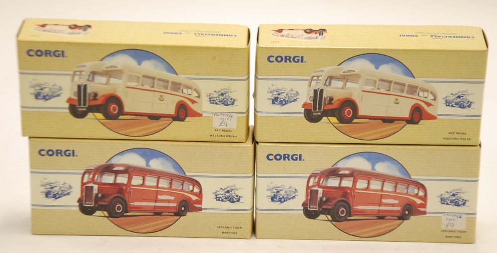 TWO MINT AND BOXED CORGI CLASSICS LIMITED EDITION AEC REGAL SINGLE DECK BUSSES for Western Welsh, - Image 3 of 4