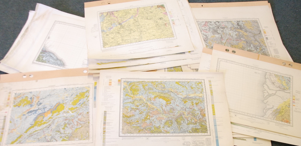 A SELECTION OF APPROXIMATELY TWO HUNDRED + LARGE FORMAT ORDNANCE SURVEY MAPS