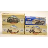 TWO MINT AND BOXED CORGI COMMERCIALS LIMITED EDITION AEC REGAL SINGLE DECK BUSSES for Stanley