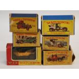 SIX MATCHBOX MODELS OF YESTERYEAR ALMOST MINT AND BOXED DIE CAST TOYS viz Y4-2 Shand Mason Fire