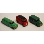 DINKY TOYS CIRCA 1950s TROJAN VAN 'CHIVERS' model No. 452 (31c), mainly loses to corners together