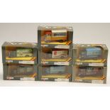 SEVEN CORGI CLASSICS MINT AND BOXES VINTAGE VANS VARIOUS inlcudes Bedford 'O' Series for Maltesers