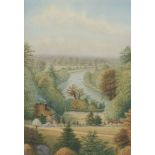 ALF S WATSON (EARLY 20TH CENTURY) WATERCOLOUR A view probably of the Thames taken from well