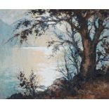 R.L HOWEY (20TH CENTURY) WATERCOLOUR 'Ullswater; Signed lower right, labelled verso 14 1/2" x 17 1/