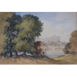 PERCY LANCASTER (1878-1951)  WATERCOLOUR DRAWING 'River Lune' Signed  9 1/2" x 13 1/2" (24cm x 34.