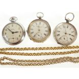 KENDAL & DENT, LONDON, MAKERS TO THE ADMIRALTY, SILVER CASED OPEN FACED POCKET WATCH, key wind