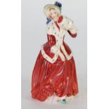 ROYAL DOULTON CHINA FIGURE, 'CHRISTMAS MORN', (HN1992), printed mark, 7 1/4" (18.4cm) high