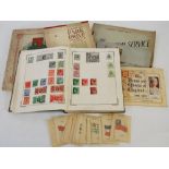 THE IMPROVED STAMP ALBUM CONTAINING AN ALL WORLD NINETEENTH CENTURY  AND LATER COLLECTION OF