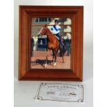 BOB CHAMPION SIGNED COLOUR PHOTOGRAPH, 10" x 8" (25cm x 20cm)  framed and glazed, supplied with a