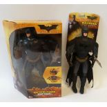 MATTEL MINT AND BOXED BATMAN BEGINS 'ACTION CAPE BATMAN' figure, window box good and ditto BATMAN