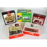 FOUR CORGI MINT AND BOXED BREWERIES RELATED TWO VEHICLE SETS, includes AEC Tanker and Thorneycroft