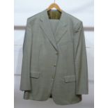 GENTS SAKS FIFTH AVENUE/CHESTER BARRIE TWO PIECE WOOL SUIT, jacket size 44L, TOGETHER WITH FOUR