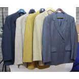 GENTS HARBARRY BLACK TUXEDO JACKET, size 46R, TOGETHER WITH SEVEN OTHER JACKETS, viz Austin Reed,