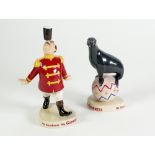 COALPORT CHINA, LIMITED EDITION GUINNESS & CO, "MY GOODNESS MY GUINNESS" SEALION AND RINGMASTER,