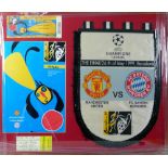 MANCHESTER UNITED V BAYERN MUNCHEN F.C UEFA CHAMPIONS LEAGUE FINAL TICKET, 1999, mounted and