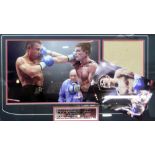RICKY HATTON SIGNED COLOUR PHOTOGRAPH   from the Hatton v Tszyu I.B.F. light welterweight