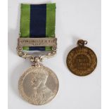 GEORGE V INDIA GENERAL SERVICE MEDAL 1908-1935 awarded to 1317 Sepoy SK. Ghissu 98INFY with