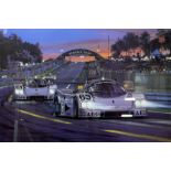 NICHOLAS WATTS ARTIST SIGNED LIMITED EDITION COLOUR PRINT  'Return of the Silver Arrows'   (695/850)