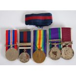 THE QUEEN ELIZABETH II MEDALS SWARDED TO  24164640 T.P.R. M.J. ROBERTSON L.G.,  viz, Campaign