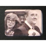 FOLDER CONTAINING APPROX 60 PHOTOGRAPHIC SLIDES OF CORONATION STREET sets and cast