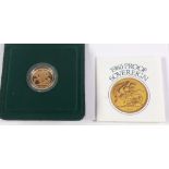 QUEEN ELIZABETH II GOLD PROOF SOVEREIGN 1980 in soft plastic case with Royal Mint certificate