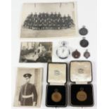 FOUR GRENADIER GUARDS SPORT MEDALLIONS AWARDED TO JOSEPH SEDDON OF LEIGH IN LANCASHIRE,  CIRCA