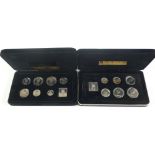 POBJOY MINT SET OF SIX ISLE OF MAN PROOF SILVER COINS, 1978,  limited edition with certificate, each