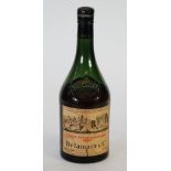 DELAMAIN & CO, COGNAC PETITE CHAMPAGNE, 1920, 70° PROOF, contents mid to low shoulders