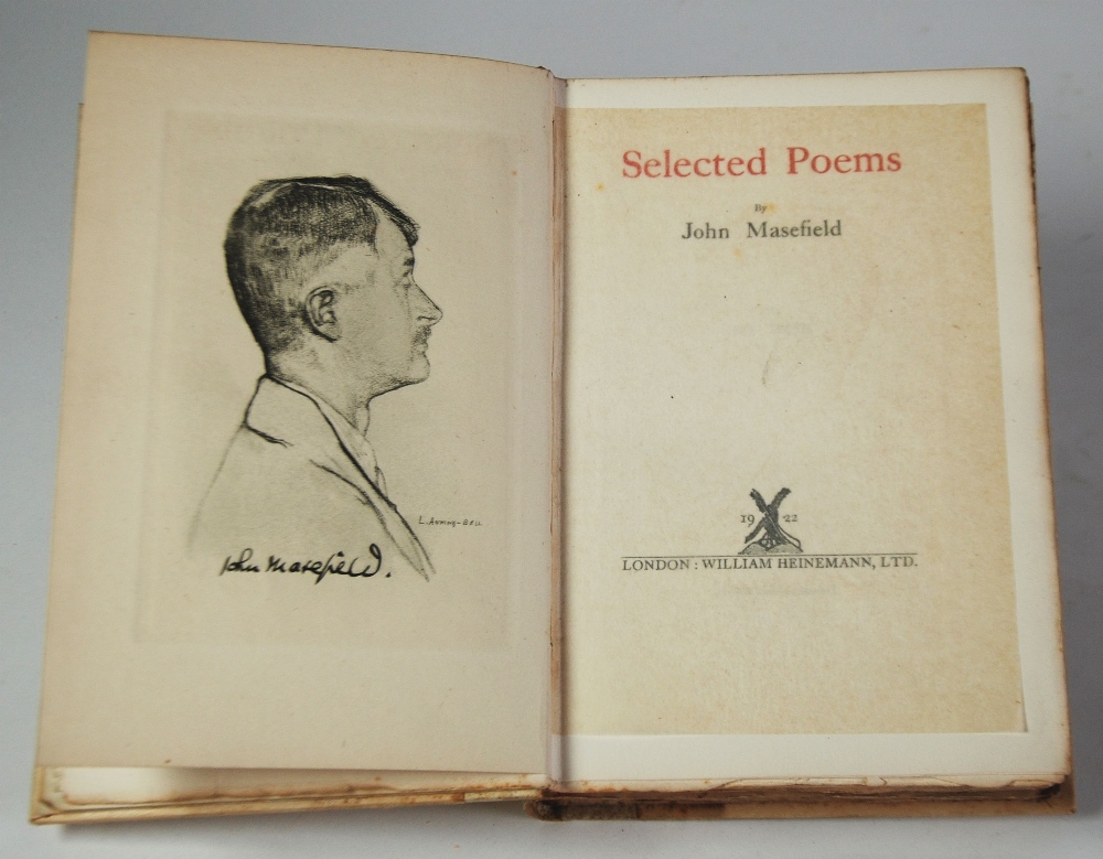 MASEFIELD, JOHN. Selected Poems, William Heinemann, London 19122