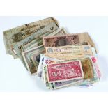 SELECTION OF TWENTIETH CENTURY USED WORLD BANK NOTES, includes 'The Farmers Bank of China' one Yuan,