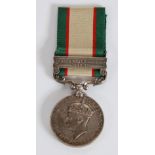 GEORGE VI INDIA GENERAL SERVICE MEDAL 1936-39  with North West Frontier 1936-37 clasp, awarded to