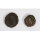 ROMAN SILVER DENARIUS - SEPTIMUS SEVERUS AND ANOTHER  PHILLIPS  I both VF (2)