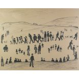 •LAURENCE STEPHEN LOWRY (1887-1976) LITHOGRAPH  'Sunday  afternoon and edition of 75, signed and