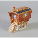 ROYAL CROWN DERBY JAPAN PATTERN CHINA LIMITED EDITION 'THE LEDGE WAGON' PAPERWEIGHT 283/1250),