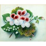 B.B. WATERCOLOUR DRAWING Specimen flower Initialled and dated '46 7 1/2" x 9" (19.1cm x 22.9cm)
