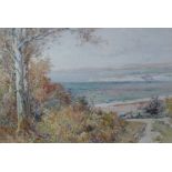 JOHN FINNIE (1829-1907) WATERCOLOUR DRAWING "On the Yorkshire Coast" Signed 19" x 28" (48.2cm x 71.