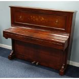 C. BECHSTEIN, BERLIN, LATE NINETEENTH CENTURY MAHOGANY CASED UPRIGHT PIANOFORTE, No. 40138, iron